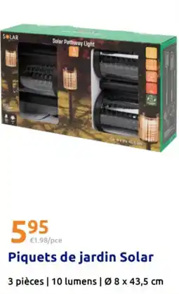 Action Solar Piquets de jardin offre