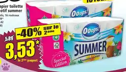 Norma Ooops! papier toilette offre