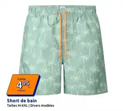 Action Short de bain offre