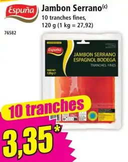 Norma Espuña Jambon Serrano offre
