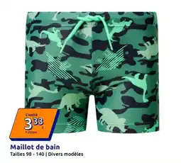 Action Maillot de bain offre