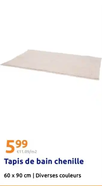 Action Tapis de bain chenille offre