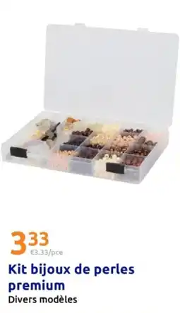 Action Kit bijoux de perles premium offre