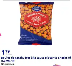 Action Snacks of the World Sriracha Peanuts offre