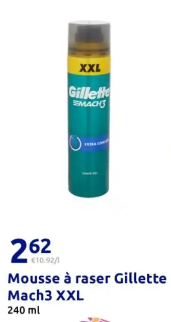Action Gillette Mousse à raser Mach3 XXL offre
