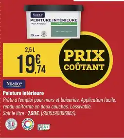 Bricorama Nuance Peinture intérieure offre