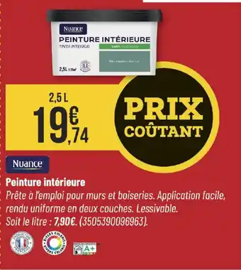 Bricorama Nuance Peinture intérieure offre