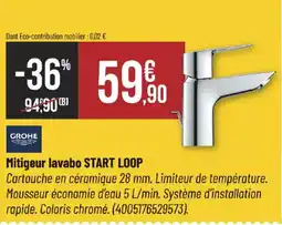 Bricorama GROHE Mitigeur lavabo START LOOP offre