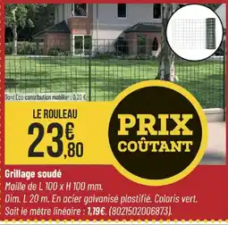 Bricorama Grillage soudé offre