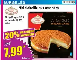 Norma Nid d'abeille aux amandes offre