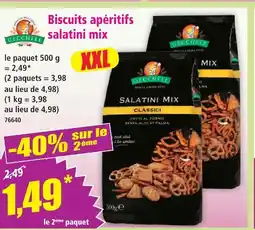 Norma Gecchele biscuits apéritifs salatini mix offre