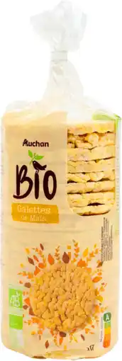 Auchan Auchan bio galettes de maïs bio auchan offre