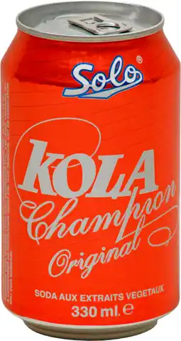 Auchan Solo boisson gazeuse aux extraits végétaux kola champion offre