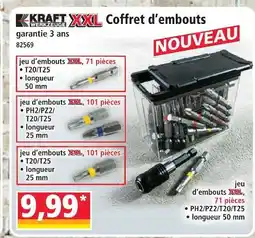Norma Kraft werkzeuge coffret d'embouts offre