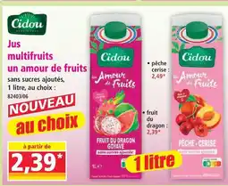 Norma Cidou jus multifruits un amour de fruits - fruit du dragon goyave offre