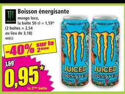 Norma Monster boisson énergisante mango loco offre