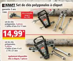 Norma Set de clés polygonales à cliquet offre