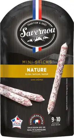 Auchan Savernou mini sticks nature sauvernou offre