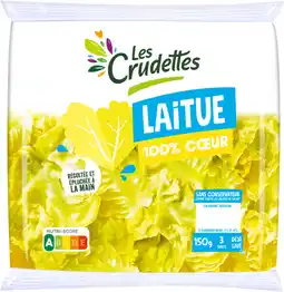 Auchan Les crudettes coeur de laitue les crudettes offre