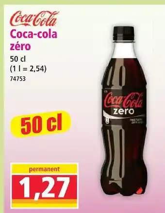 Norma Coca-cola zéro offre