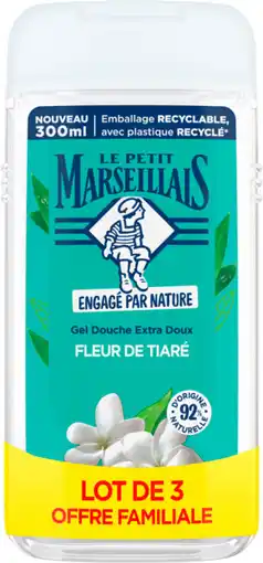 Auchan Le petit marseillais gel douche fleur de tiare le petit marseillais offre