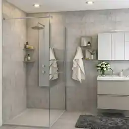 Brico Dépôt Paroi douche a l’italienne beloya 120cm offre