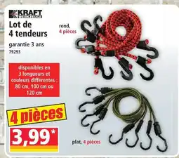 Norma Kraft werkzeuge lot de 4 tendeurs offre