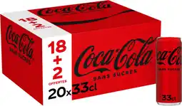 Auchan Coca cola coca-cola sans sucres offre