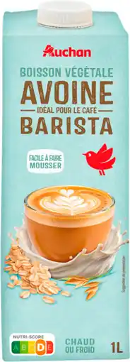 Auchan Auchan boisson végétale avoine barista auchan offre