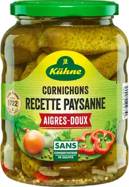 Auchan Supermarché Kuhne cornichons recette paysanne aigres-doux kuhne offre