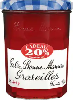Auchan Bonne maman gelée groseilles bonne maman offre