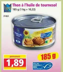 Norma Thon à l'huile de tournesol offre