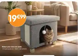 b&m Maison pour chat avec pieds offre