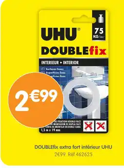b&m Uhu doublefix extra fort intérieur offre