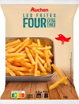 Auchan Supermarché Auchan frites au four extra fines surgelées auchan offre