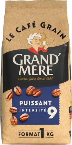 Auchan Grand mere café en grains puissant grand'mère offre