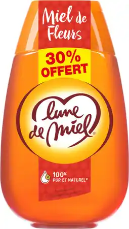 Auchan Supermarché Lune de miel miel de fleurs lune de miel offre