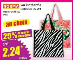 Norma Sac isotherme offre