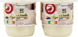 Auchan Supermarché Auchan riz au lait vanille auchan offre