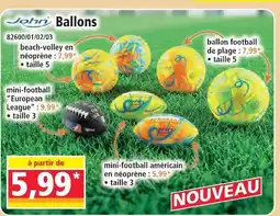 Norma Ballons beach-volley en néoprène offre
