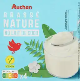 Auchan Auchan yaourt brassé nature au lait de coco auchan offre