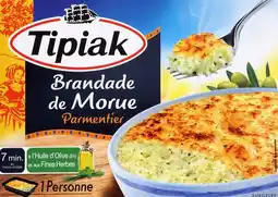 Auchan Tipiak plat cuisiné brandade de morue surgelé tipiak offre
