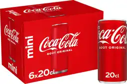 Auchan Supermarché Coca-cola coca-cola original mini canettes offre