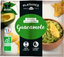 Auchan Plaisance mélange épices guacamole bio plaisance offre