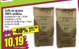 Norma Café en grains 100% arabica offre