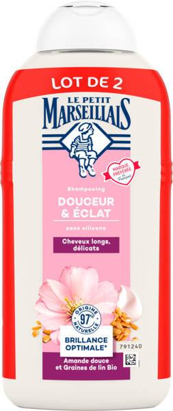 Promo Le petit marseillais shampoing douceur et éclat le petit