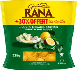 Auchan Rana ravioli ricotta épinards & citron rana offre