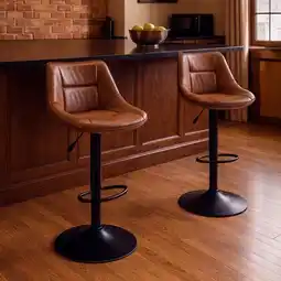 Brico Dépôt Lot 2 tabourets de bar morena offre