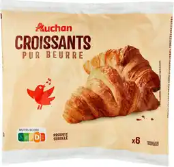 Auchan Auchan croissants pur beurre auchan offre