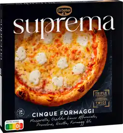 Auchan Dr. oetker pizza 5 fromages suprema surgelée dr. oetker offre